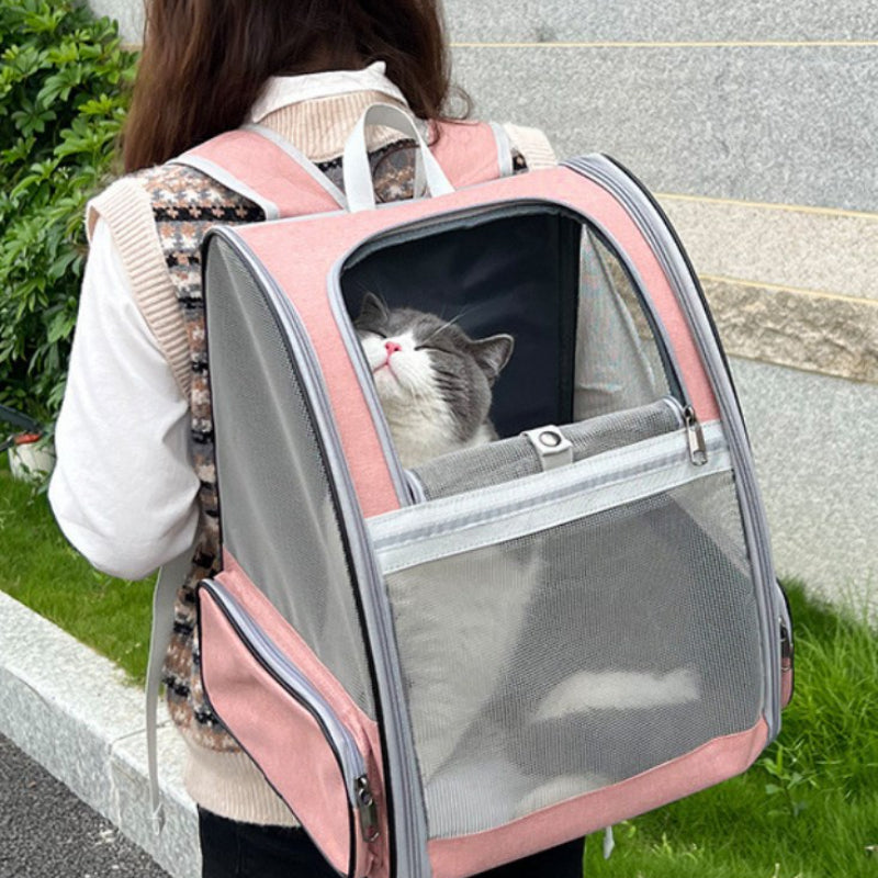 sac-a-dos-de-transport-pour-chat-porté